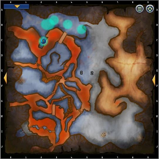 Location of Fire Nix in Burning Rock